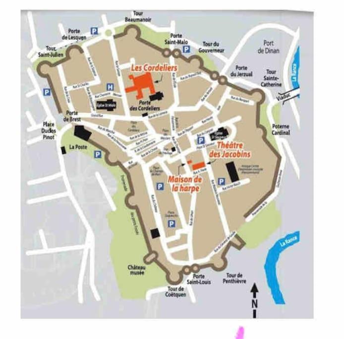 La Belle Consigne - Appartements Dinan Centre Gare المظهر الخارجي الصورة